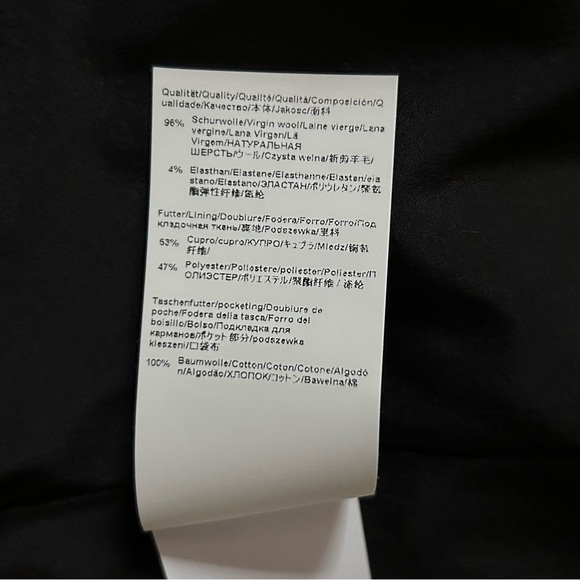 CHIC NWT $495 HUGO BOSS BLACK JOLENA WOOL BLEND BLAZER - SIZE 4 - Picture 10 of 11